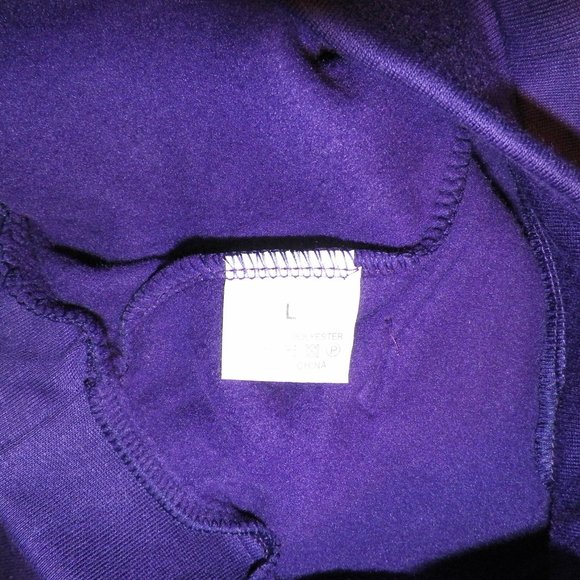 Swalosky Jrs 2PC Purple Jog Set Flare Pants Zip Up Hoodie - Picture 12 of 13